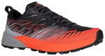 Lowa Trail-Laufschuhe Amplux (Synthetik, Leichtigkeit) flamerot/grau Herren