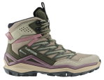 Lowa Wanderschuhe Maddox Mid GTX (All-Terrain, Textil/Synthetik, wasserdicht) braun/altrosa Damen