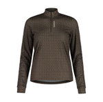 Maloja Halfzip-Langarmshirt SawangM Adventure Midlayer Shirt (warm, 4-Wege-Stretch) braun Damen