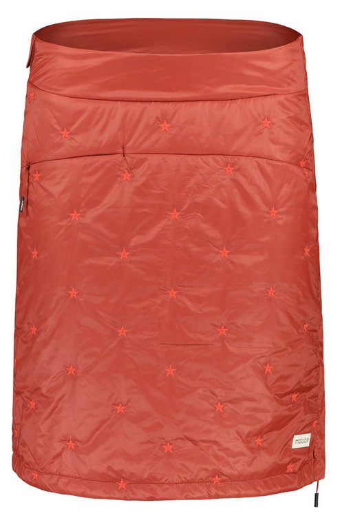 Maloja Winterrock BarmsteinM Alpine Puffer Skirt (Primaloft BIO-Wattierung, warm, leicht) orange/rot Damen