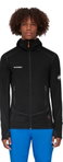Mammut Fleece Jacket Taiss Light ML Hooded (Midlayer, 4-Way Stretch) black Men
