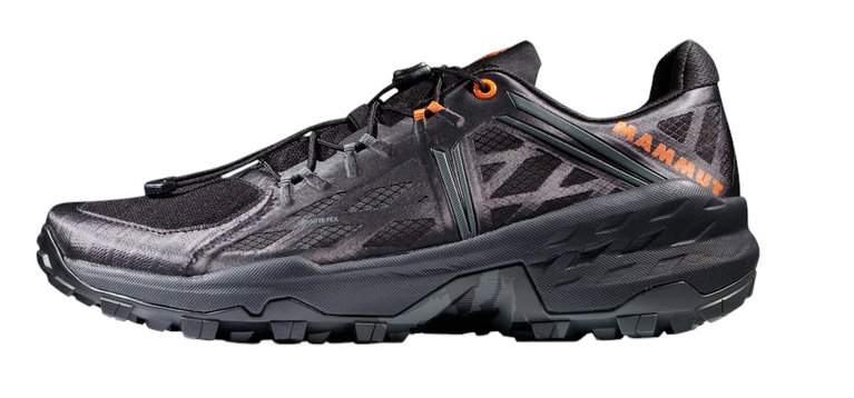 Mammut Trail-Laufschuhe Sertig TR Low GTX (wasserdicht) schwarz/stahlgrau Herren