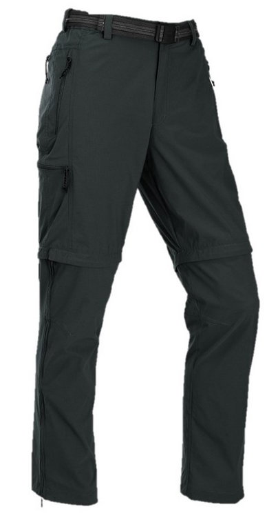 Maul Hiking-Trekking Pants Quebec XT T-Zipp-Off (long pants and Bermudas in one) black Men