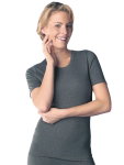 Medima Unterwäsche Shirt (Baumwolle) Kurzarm grau Damen(Gr. S-L)