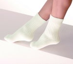 Medima Wollsocke Kuscheldinger ABS weiss Damem - 1 Paar