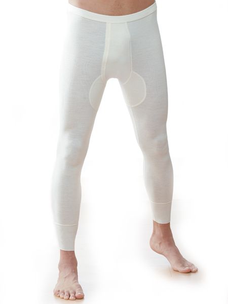 Medima Unterwäsche Unterziehhose (Angora/Baumwolle) lang weiss Herren (Gr. XL-XXL)