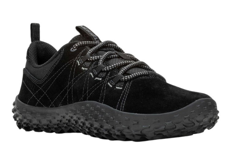 Merrell Sneaker Wrapt Mid WP (Minimal Running Shoes, Leather, Waterproof) black Ladies