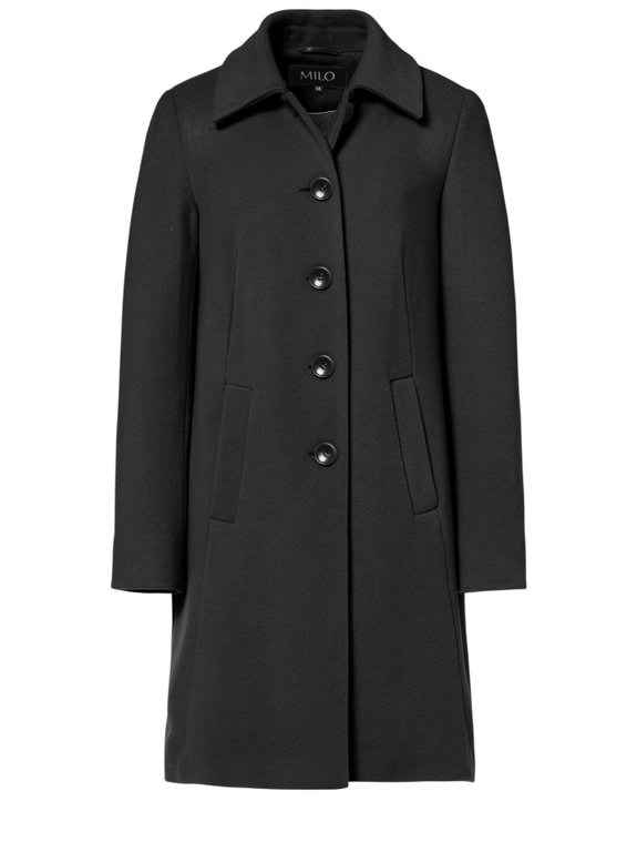 Milo Coat Isa (Wool Blend) black Ladies