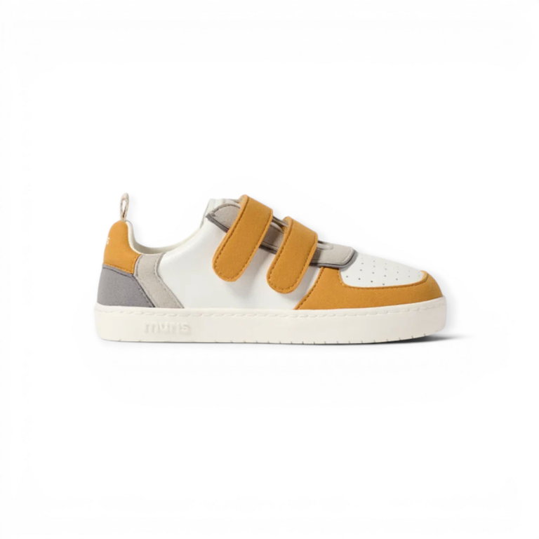 Muris Barefoot Shoes Sneakers Petra Junior mustard yellow/white Children