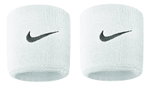 Nike Schweissband Swoosh (72% Baumwolle) weiss - 2 Stück