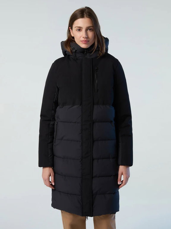North Sails Winter-Daunenmantel Sydney Coat Jacket (wasserabweisend, Baumwoll-Nylon) schwarz Damen