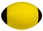 Powershot Schaumstoffball Rugbyball 65x55cm gelb