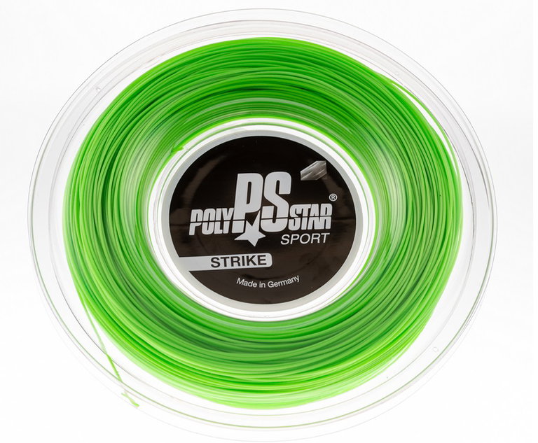 Polystar Tennis String Strike (Durability + Power) green 200m reel