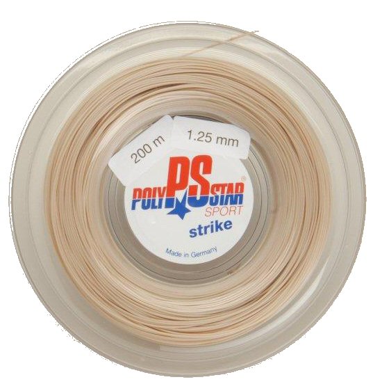 Polystar Tennis String Strike (Durability + Power) natural 200m reel