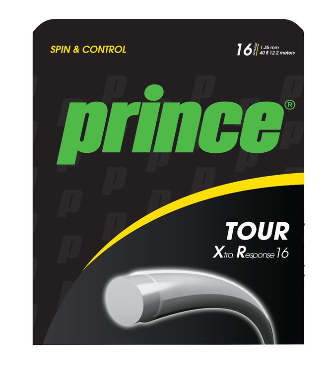 Prince Tennis String Tour XR (Touch+Power) silver 12m Set
