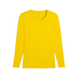 Puma Funktionsunterwäsche Langarmshirt teamLIGA26 Baselayer Tee gelb Herren