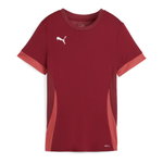 Puma Trainings-Shirt teamGOAL Matchday Jersey (100% rec. Polyester) kurzarm bordeauxrot Damen