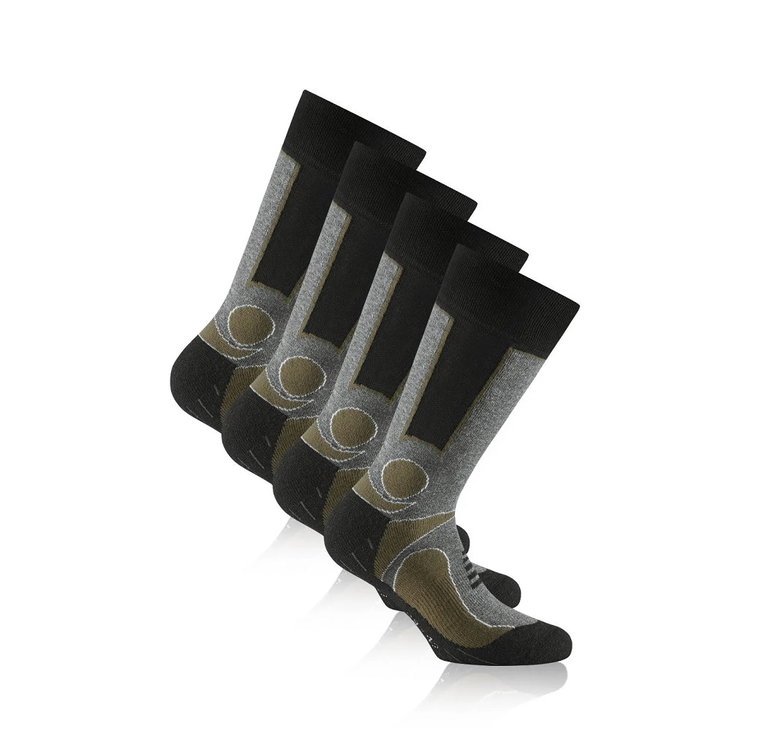 Rohner Trekkingsocke Calf Basic khakibraun/grau - 2 Paar