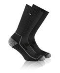 Rohner Sportsocke Crew Eco X-Sport (Bio-Baumwolle, feuchtigkeitsabsorbierend) schwarz/grau- 1 Paar