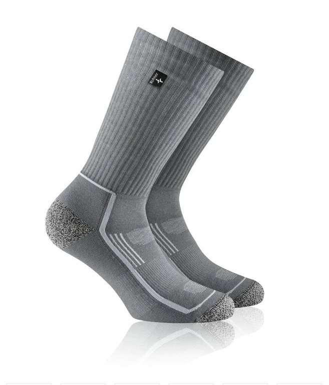 Rohner Sportsocke Crew Eco X-Sport (Bio-Baumwolle, feuchtigkeitsabsorbierend) grau - 1 Paar