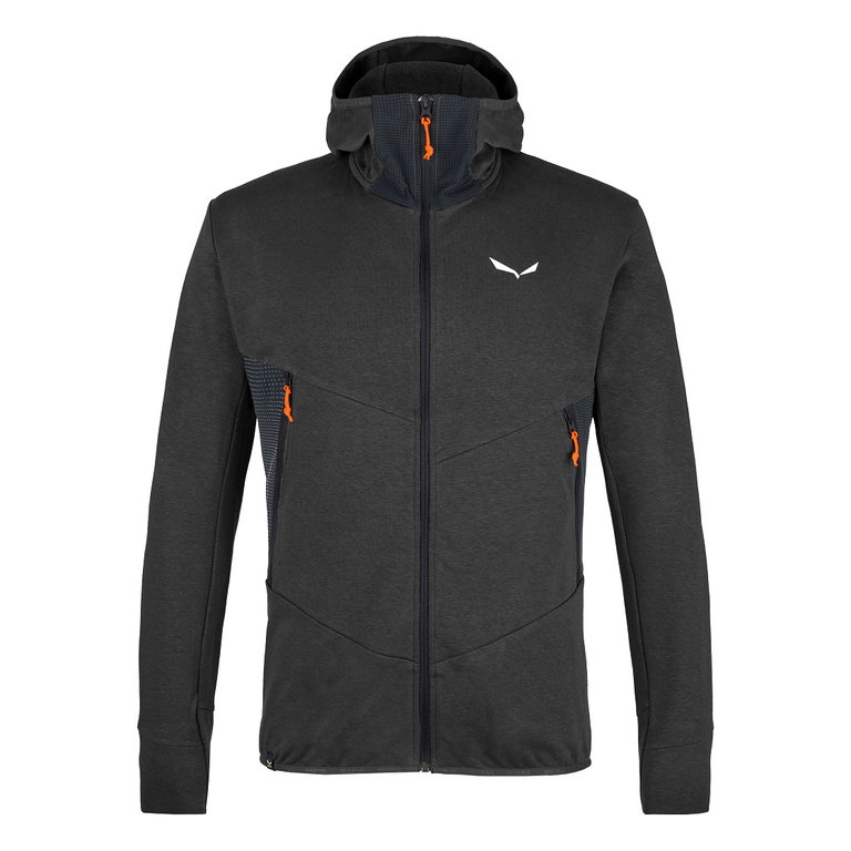 Salewa Kletter-Kapuzenjacke Lavaredo Hemp (kühlender Tragekomfort) schwarz Herren