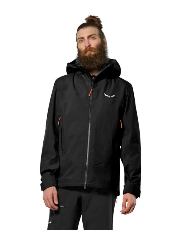 Salewa Wander-Hardshelljacke Ortles GTX 3L EPE (wasserdicht, winddicht) schwarz Herren