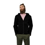 Salewa Wolljacke Fanes Sarner Full-Zip (aus alpinem Wollstrick, warm) schwarz melange Herren
