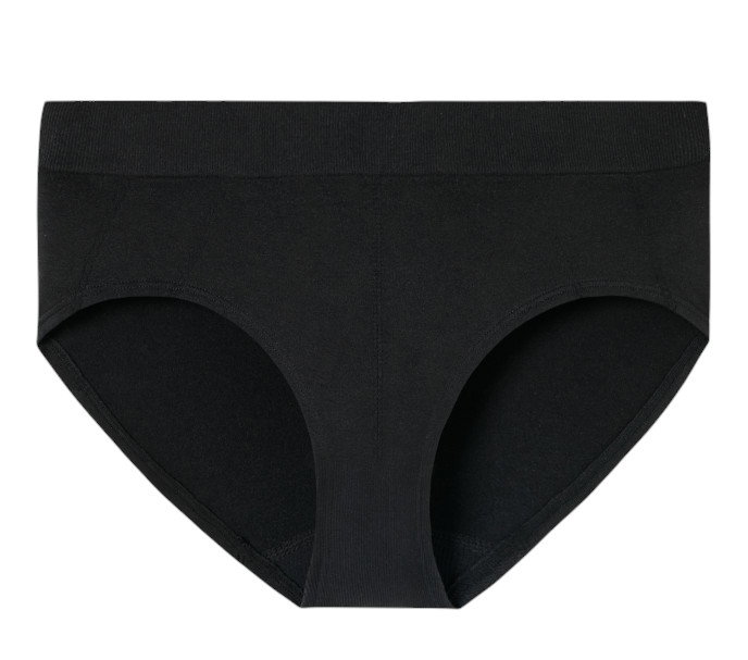 Schiesser Underwear Panty-Slip Casual Seamless Black Ladies - 1 Piece
