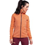 Schöffel Fleece Jacket Rotbach Hoody (Hood, 2-way stretch, quick-drying, breathable) orange Women