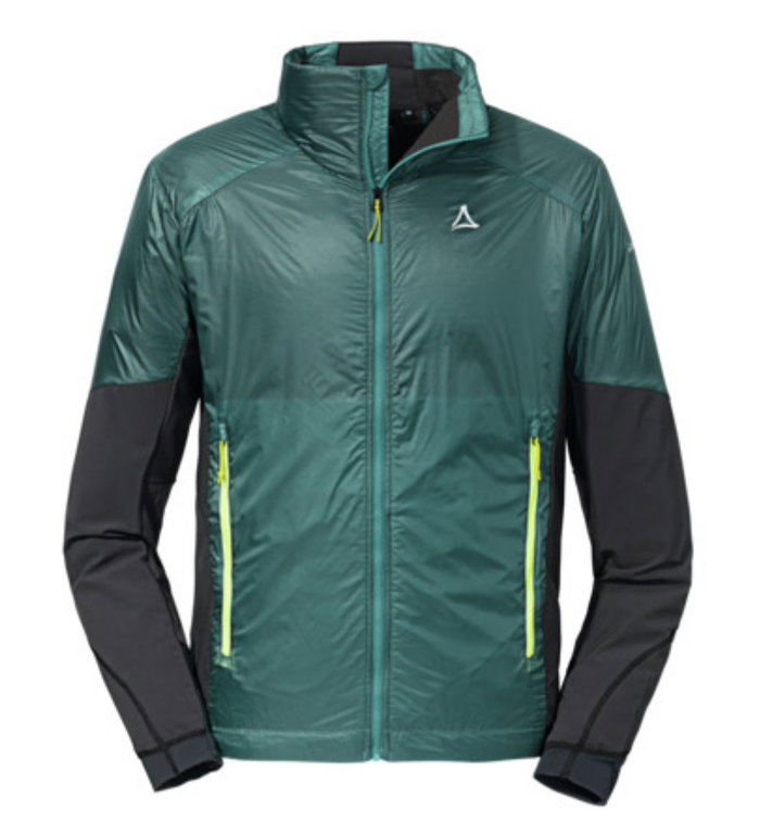 Schöffel Hybridjacke Cima Mede (optimalen Tragekomfort, wasserabweisend) grün/blau Herren