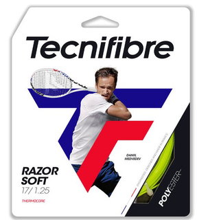 Besaitung mit Tennissaite Tecnifibre Razor Soft limegelb