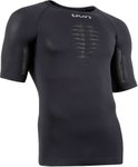 UYN Funktions-Kurzarmshirt Energyon (leichte Unterwäsche aus biobasiertem NATEX) enganliegend schwarz Herren