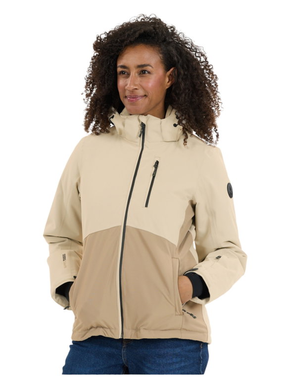 Whistler Winter-Skijacke Drizzle Ski Jacket W-PRO 10000 (winddicht, wasserdicht, wärmeisolierung) taupebraun/braun Damen