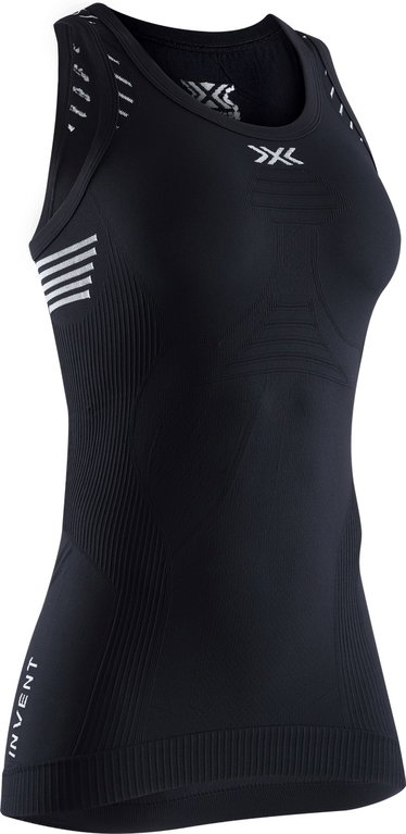 X-Bionic Sport-Tank Invent Light 4.0 ärmellos Unterwäsche schwarz Damen