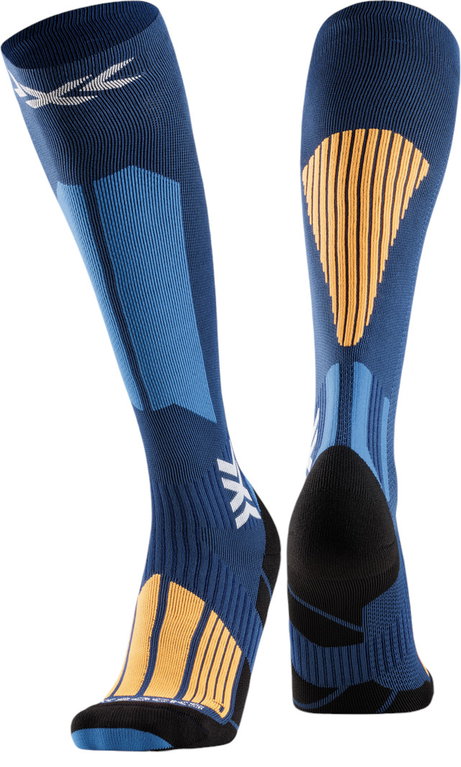 X-Socks Skisocke Ski Touring Perform OTC marineblau/orange Herren - 1 Paar