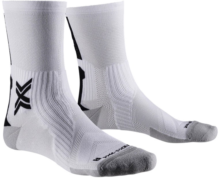 X-Socks Radsocke Bike Perform Crew weiss/schwarz Herren - 1 Paar