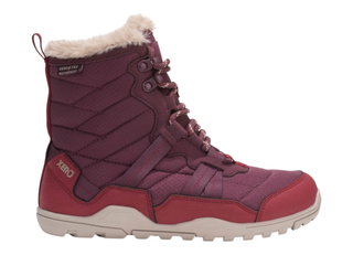 Xero Shoes Minimal-Winterstiefel Alpine Snow Boot (warm, wasserdicht, gefüttert) weinrot Damen