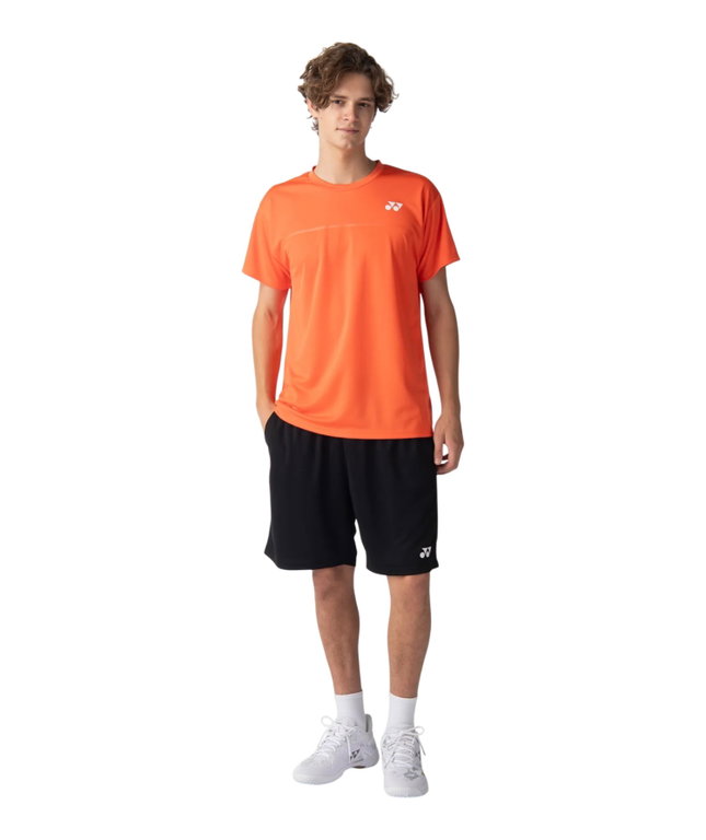 Yonex Sport T-shirt Crew Neck Practice 10728 (100% Polyester) 2026 orange Men's