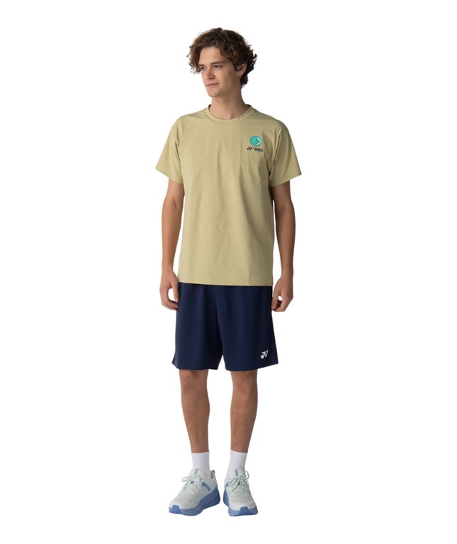 Yonex Sport-Tshirt Practice 16857 (100% Polyester) 2026 khaki Herren