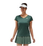 Yonex Tennis-Shirt Crew Neck French Open (Roland Garros) 2024 olive green Women