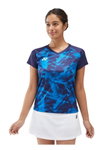 Yonex Sport-Tshirt Crew Neck Club Team YW0033 (100% Polyester) 2025 navyblau Damen
