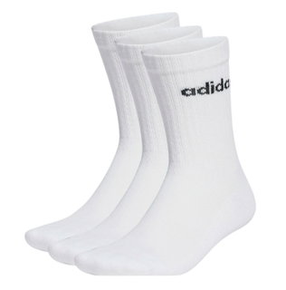 adidas Sportsocken Linear Crew Cushioned (Baumwolle, durchgehend gepolstert) weiss - 3 Paar