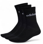 adidas Sportsocken Linear Crew Cushioned (Baumwolle) schwarz - 3 Paar