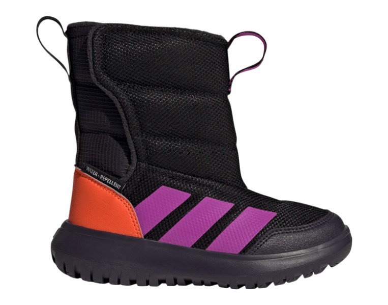 adidas Winterstiefel Winterplay C (warm, futter) schwarz/violett/orange Kinder