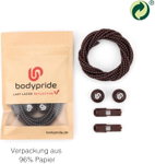 bodypride Schnürsenkel Rund/reflektierend braun 120cm - 1 Paar