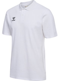 hummel Sport/Freizeit-Polo hmlGO 2.0 (Bio-Baumwolle) Kurzarm weiss Herren