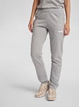 hummel Freizeithose hmlGO Cotton Pant (Baumwolle) lang grau Damen
