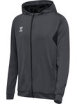 hummel Sport Hoodie hmlAUTHENTIC PL Zip Hoodie (100% recycled Polyester) asphalt grey Men
