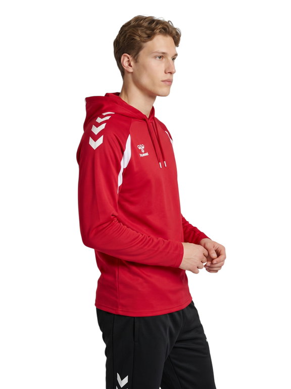 hummel Kapuzenpullover hmlCORE 2.0 Hoodie (100% rec. Polyester) rot Herren