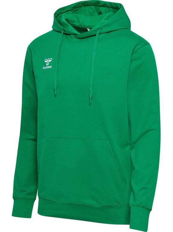 hummel Kapuzenpullover hmlGO 2.0 Hoodie (Bio-Baumwolle) grün Herren